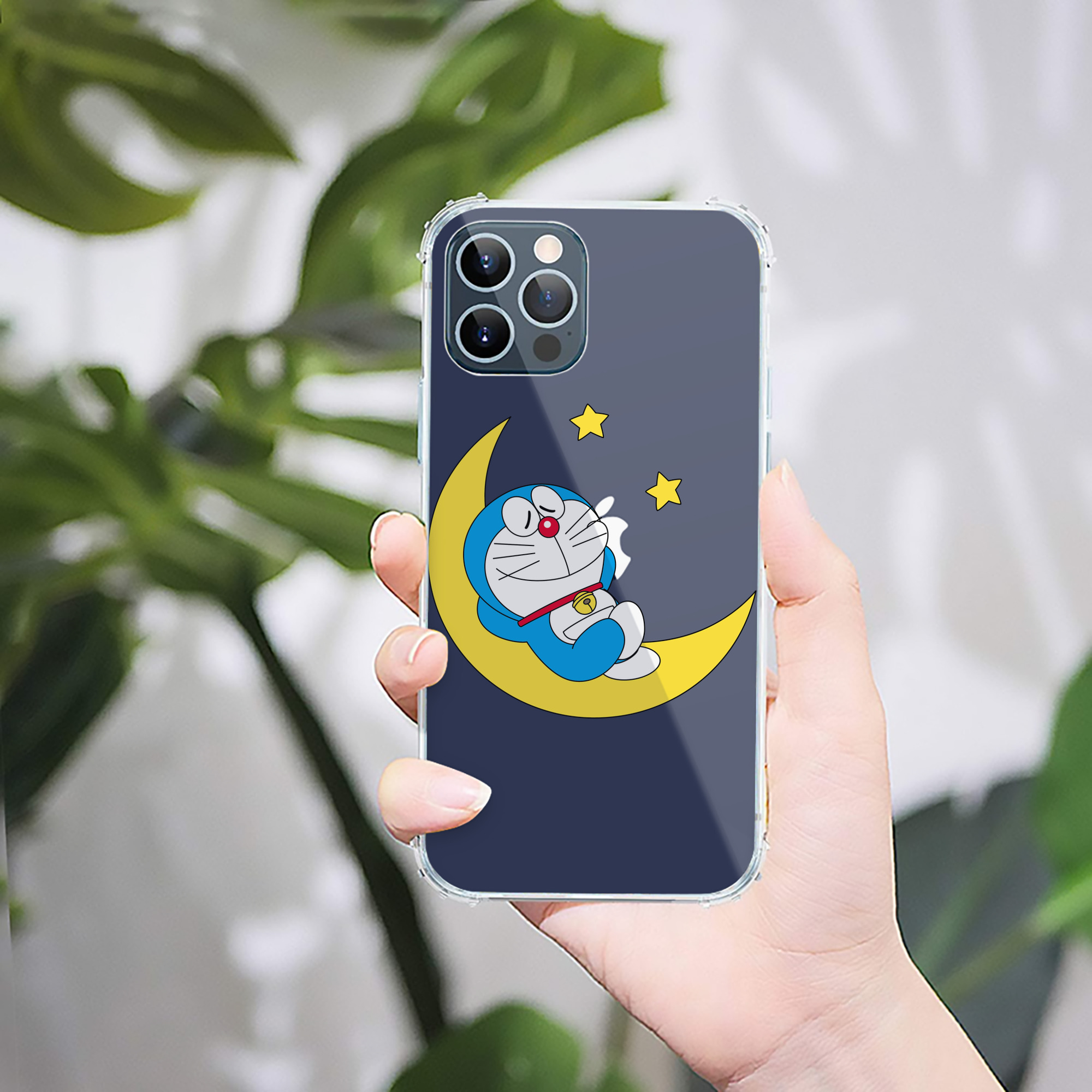 （画像用） ドラえもん Doraemon 【iPhone 12シリーズ対応】透明スマホケース（クリアソフトケース）